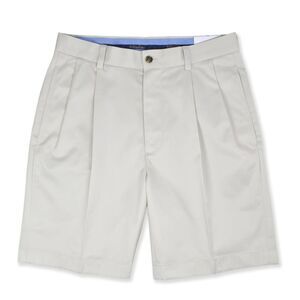 Brooks Brothers Mens Pleated Front Lightweight Advantage Cotton Chino Shorts 40W